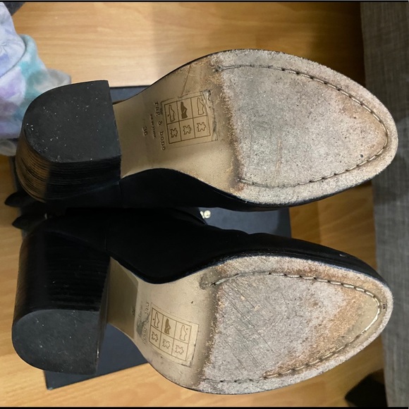 Rag & Bone Classic Newbury Boot Cont Black Sz. 36 - Picture 5 of 5